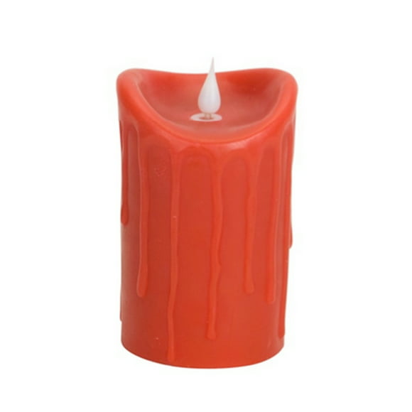 Melrose International 57744 Simplex LED Dripping Candle with Moving Flame 